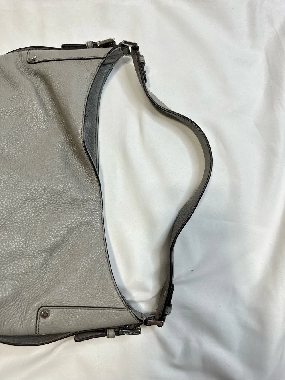 Bundle (2)Michael Kors Cream Logo Tote and Taupe Leather Hobo